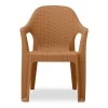 Mandella garden plastic armchair in tile color 60x57x84cm.