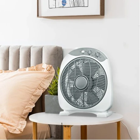 Floor fan Box Fan FANFPG60 - 30cm. 40W color white - gray