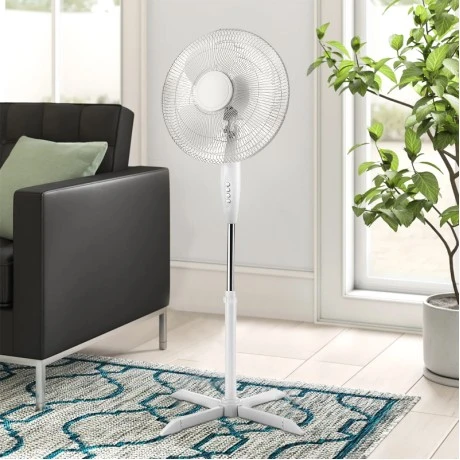 Ανεμιστήρας με ορθοστάτη FANSPWH10 (18") 45εκ. 55W χρώμα λευκό