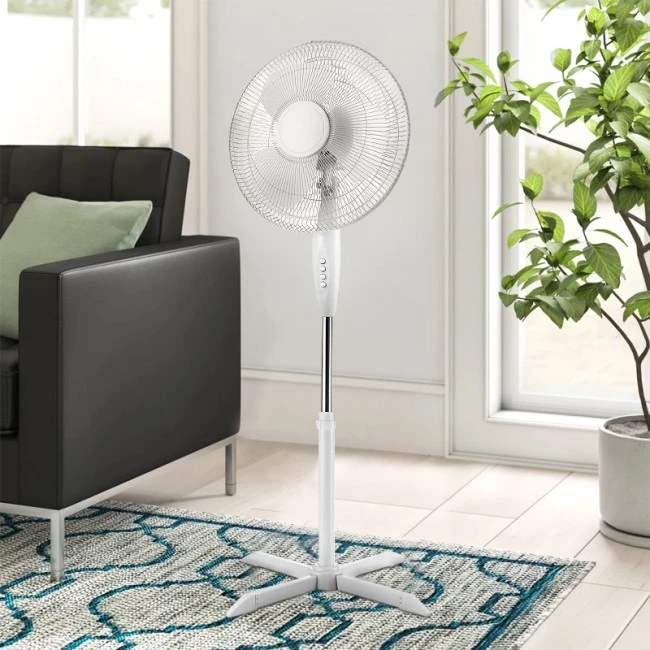 Ανεμιστήρας με ορθοστάτη FANSPWH10 (18") 45εκ. 55W χρώμα λευκό