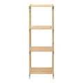 Floor shelf wooden - plastic color natural - beige 38x30x116cm.