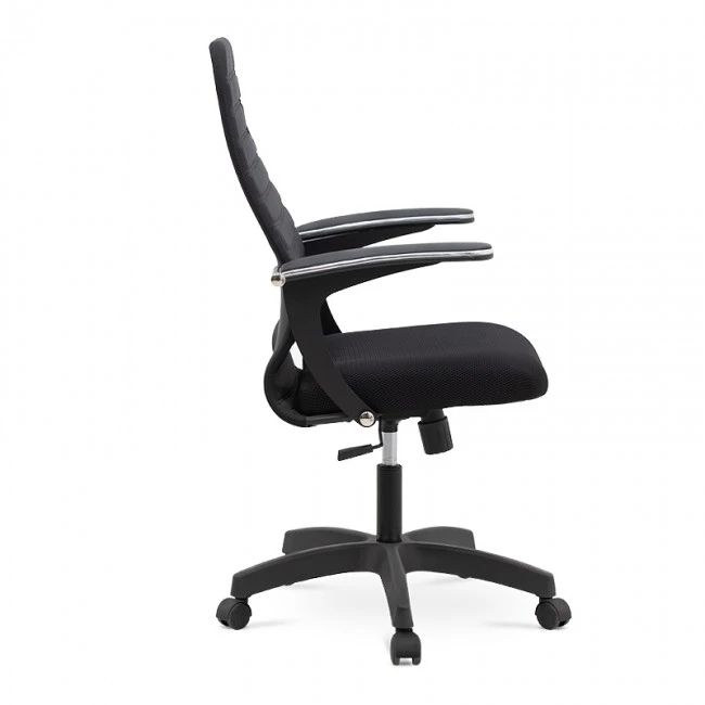 Melani Megapap office chair with double Mesh fabric in black color 66,5x70x102/112cm.