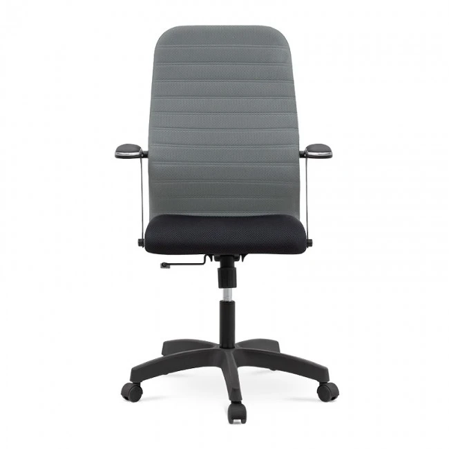Melani Megapap office chair with double Mesh fabric in grey - black color 66,5x70x102/112cm.