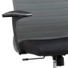 Melani Megapap office chair with double Mesh fabric in grey - black color 66,5x70x102/112cm.