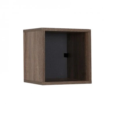 Flat Megapap bookcase in latte color 33x19x33cm.