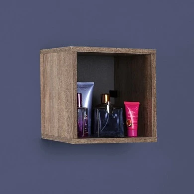 Flat Megapap bookcase in latte color 33x19x33cm.