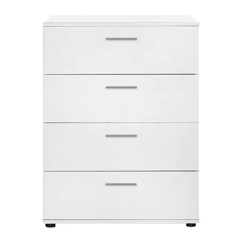 Trendline Megapap chest of drawers in white color 73x44x96cm.
