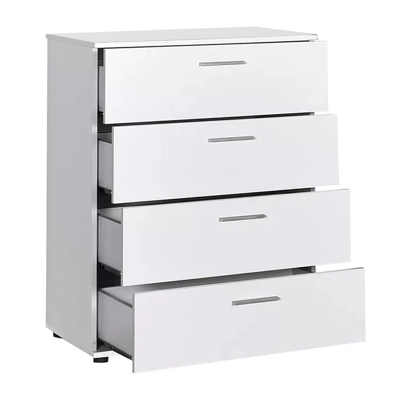 Trendline Megapap chest of drawers in white color 73x44x96cm.