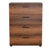 Trendline Megapap chest of drawers in walnut color 73x44x96cm.