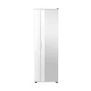 Porto Megapap single-leaf wardrobe with mirror - shoe rack of 30 pairs in white 60x36x187cm.