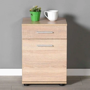Trendline Megapap bedside table in sonoma color 40x39x57cm.