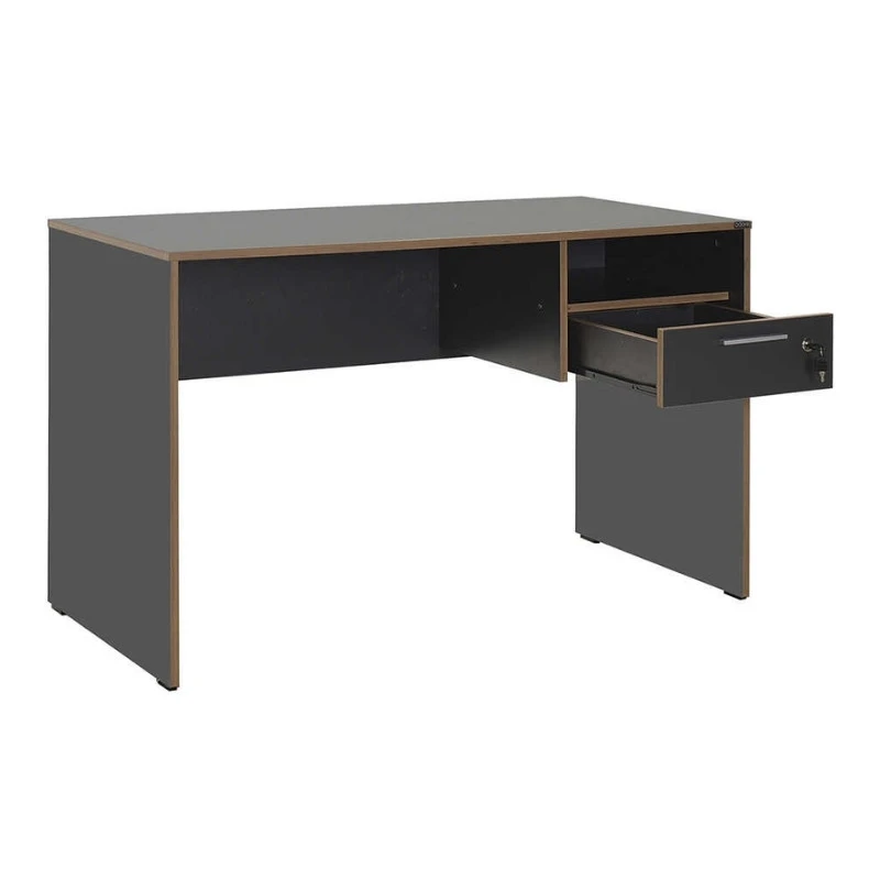 Concept Megapap melamine desk in antracite color 120x60x75cm.