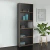 Max Megapap bookcase in anthracite color 64x26x182cm.