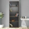 Max Megapap bookcase in anthracite color 64x26x182cm.