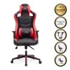 ZIO GAMING PRO GAMING Megapap office chair in red - black color 60x63x127/134cm.