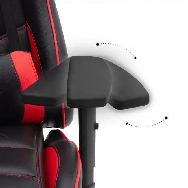 ZIO GAMING PRO GAMING Megapap office chair in red - black color 60x63x127/134cm.