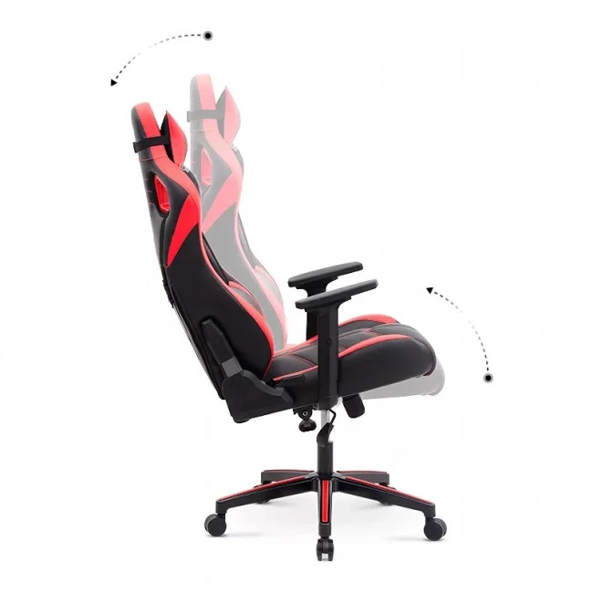 ZIO GAMING PRO GAMING Megapap office chair in red - black color 60x63x127/134cm.