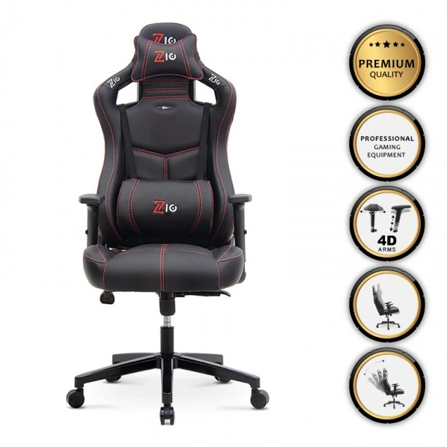 ZIO GAMING PRO GAMING Megapap office chair in black color 60x63x127/134cm.