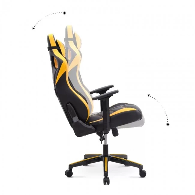 ZIO GAMING PRO GAMING Megapap office chair in yellow - black color 60x63x127/134cm.