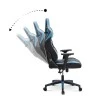 ZIO GAMING PRO GAMING Megapap office chair in blue - black color 60x63x127/134cm.