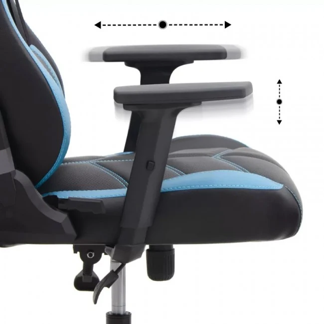 ZIO GAMING PRO GAMING Megapap office chair in blue - black color 60x63x127/134cm.
