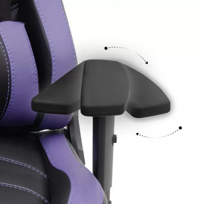 ZIO GAMING PRO GAMING Megapap office chair in purple - black color 60x63x127/134cm.