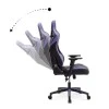 ZIO GAMING PRO GAMING Megapap office chair in purple - black color 60x63x127/134cm.