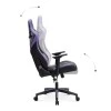 ZIO GAMING PRO GAMING Megapap office chair in purple - black color 60x63x127/134cm.
