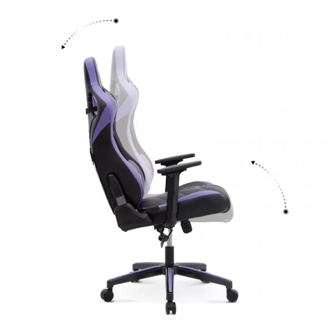 ZIO GAMING PRO GAMING Megapap office chair in purple - black color 60x63x127/134cm.