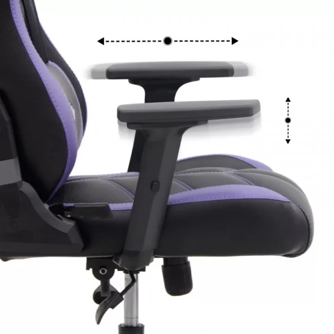 ZIO GAMING PRO GAMING Megapap office chair in purple - black color 60x63x127/134cm.