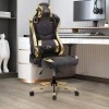 ZIO GAMING PRO KLASIK Megapap office chair in gold - black color 61x65x127/135cm.