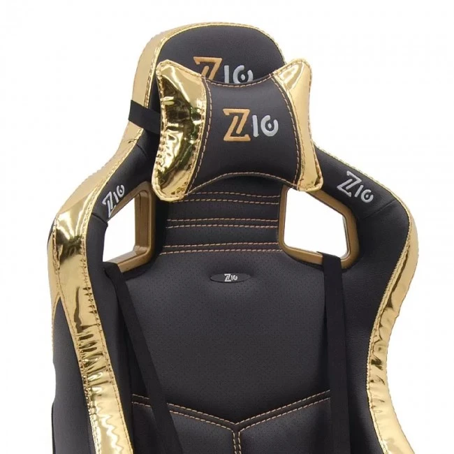 ZIO GAMING PRO KLASIK Megapap office chair in gold - black color 61x65x127/135cm.