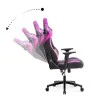 ZIO GAMING PRO KLASIK Megapap office chair in purple - black color 61x65x127/135cm.