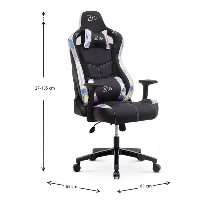 ZIO GAMING PRO KLASIK Megapap office chair in ocean color 61x65x127/135cm.