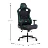 ZIO GAMING PRO ELEGANT Megapap office chair in emerald color 61x67x125/134cm.