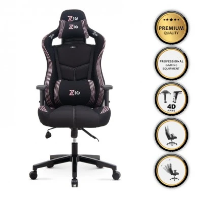 ZIO GAMING PRO ELEGANT Megapap office chair in pebbles color 61x67x125/134cm.