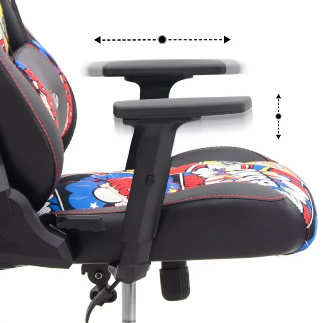 Καρέκλα γραφείου ZIO GAMING PRO ELEGANT Megapap χρώμα comic 61x67x125/134εκ.