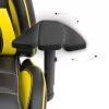 GAMING MEDUSA MEGAPAP office chair in yellow - black color 69x55x130/139cm.