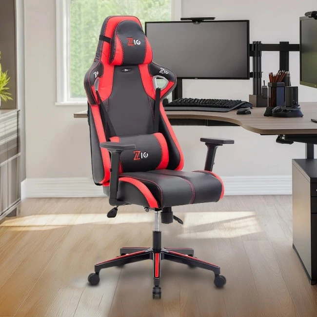 GAMING VORTEX MEGAPAP office chair in red - black color 68x71x125/133cm.