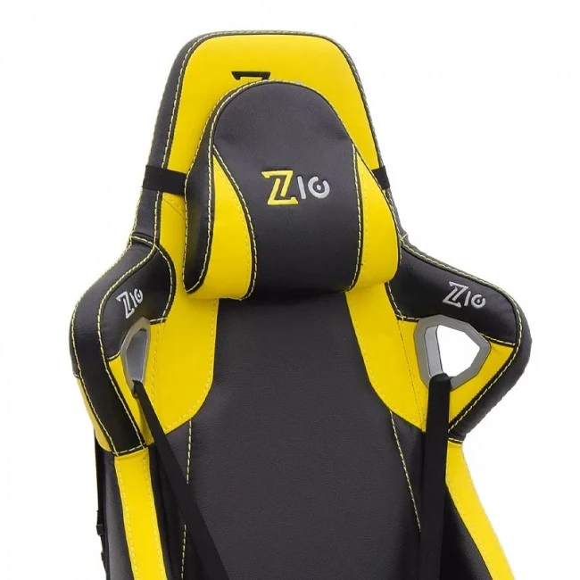 GAMING VORTEX MEGAPAP office gamind chair in yellow - black color 68x71x125/133cm.