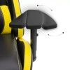 GAMING VORTEX MEGAPAP office gamind chair in yellow - black color 68x71x125/133cm.