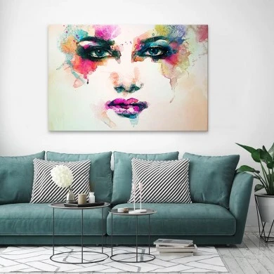 "Charm" Megapap painting on canvas digital printing 100x70x3cm.