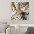 "Routes" Megapap painting on canvas digital printing 100x100x3cm.