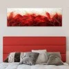"Red Passion" Megapap painting on canvas digital printing 120x40x3cm.