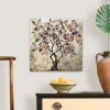 "Tree And Leaves" Megapap painting on canvas digital printing 50x50x3cm.