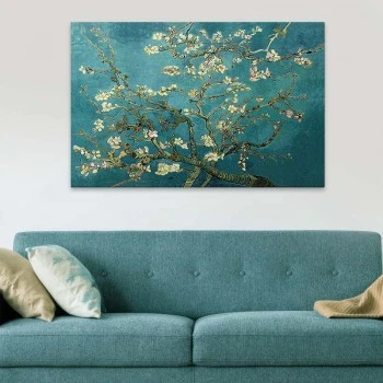 "Blooming Flowers" Megapap painting on canvas digital printing 140x100x3cm.