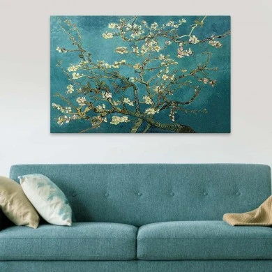 "Blooming Flowers" Megapap painting on canvas digital printing 140x100x3cm.