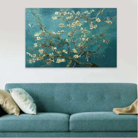 "Blooming Flowers" Megapap painting on canvas digital printing 140x100x3cm.