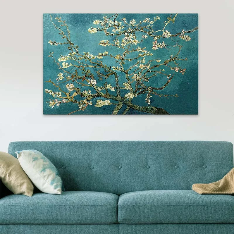 "Blooming Flowers" Megapap painting on canvas digital printing 140x100x3cm.