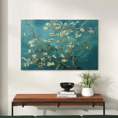 "Blooming Flowers" Megapap painting on canvas digital printing 100x70x3cm.